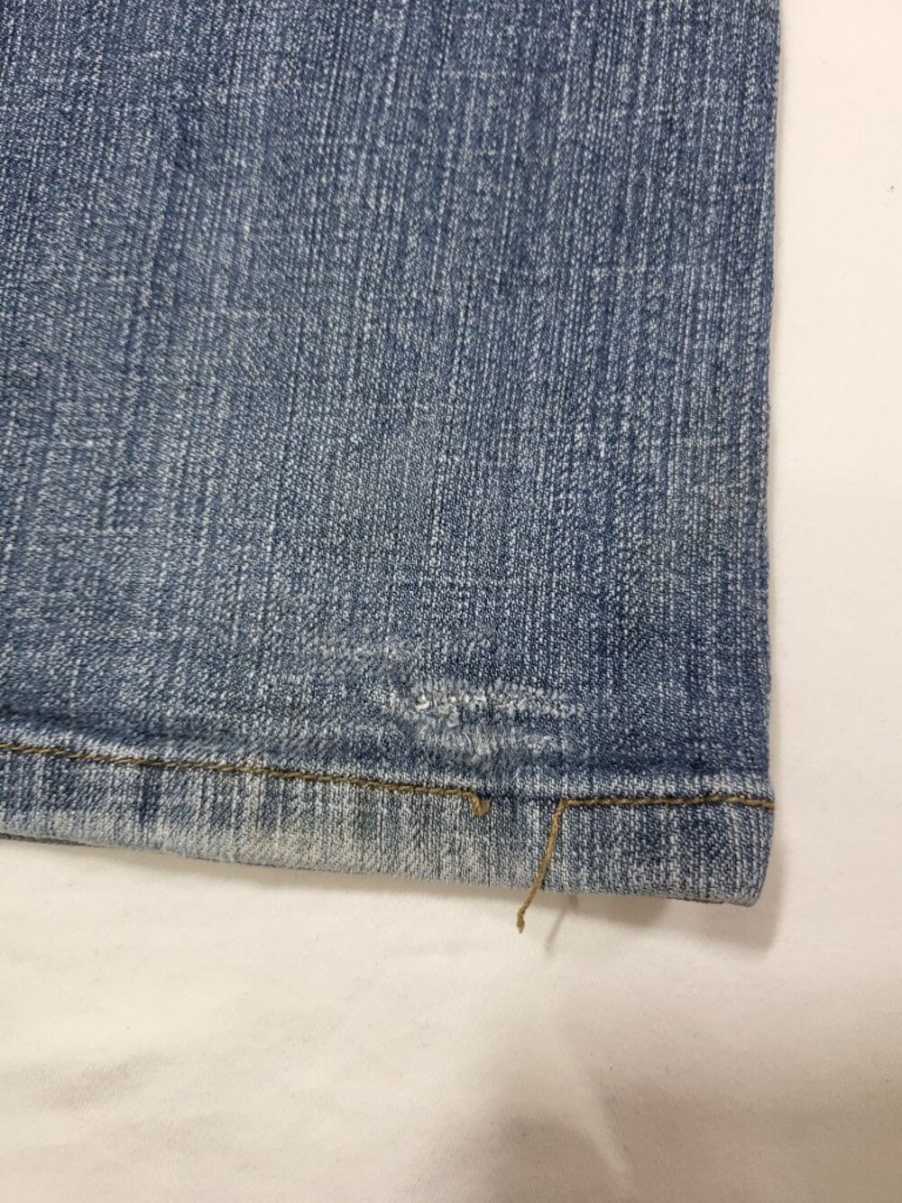 hico's Platinum Facet SH Jean Size 0 Short Blue Bootcut Stretch Denim - Picture 10 of 14